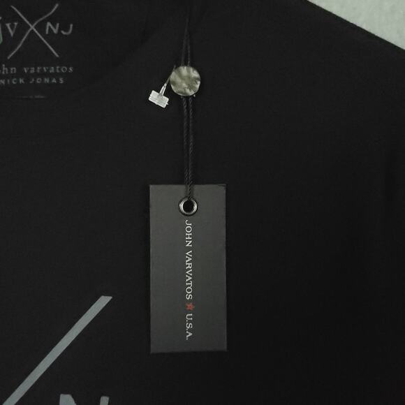 John Varvatos X Nick Jonas Limited Edition T-Shirt Sz Small Black NWT - Picture 4 of 9